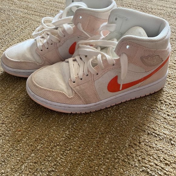 Womens Air Jordan 1 Mid SE 'Corduroy' - Picture 1 of 6